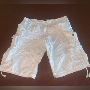 Mens Carbon White Shorts